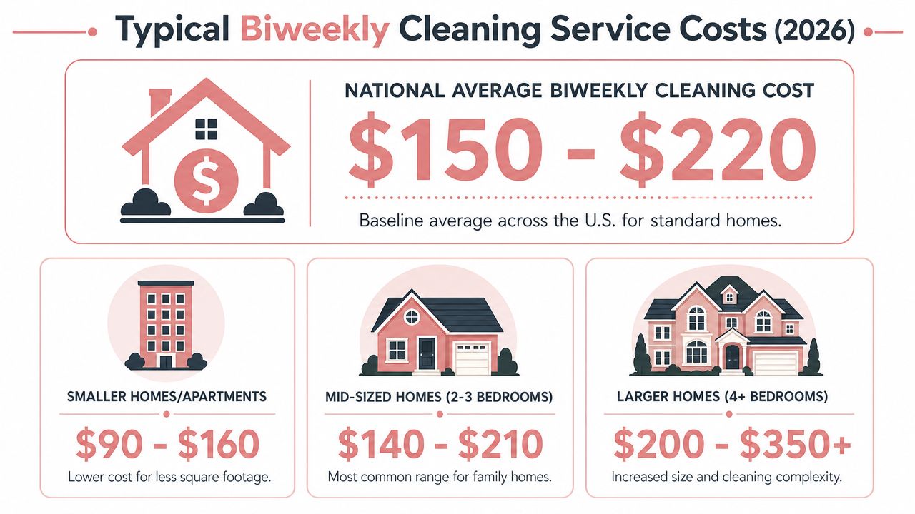 Biweekly Cleaning Service Cost: A 2026 Pricing Guide