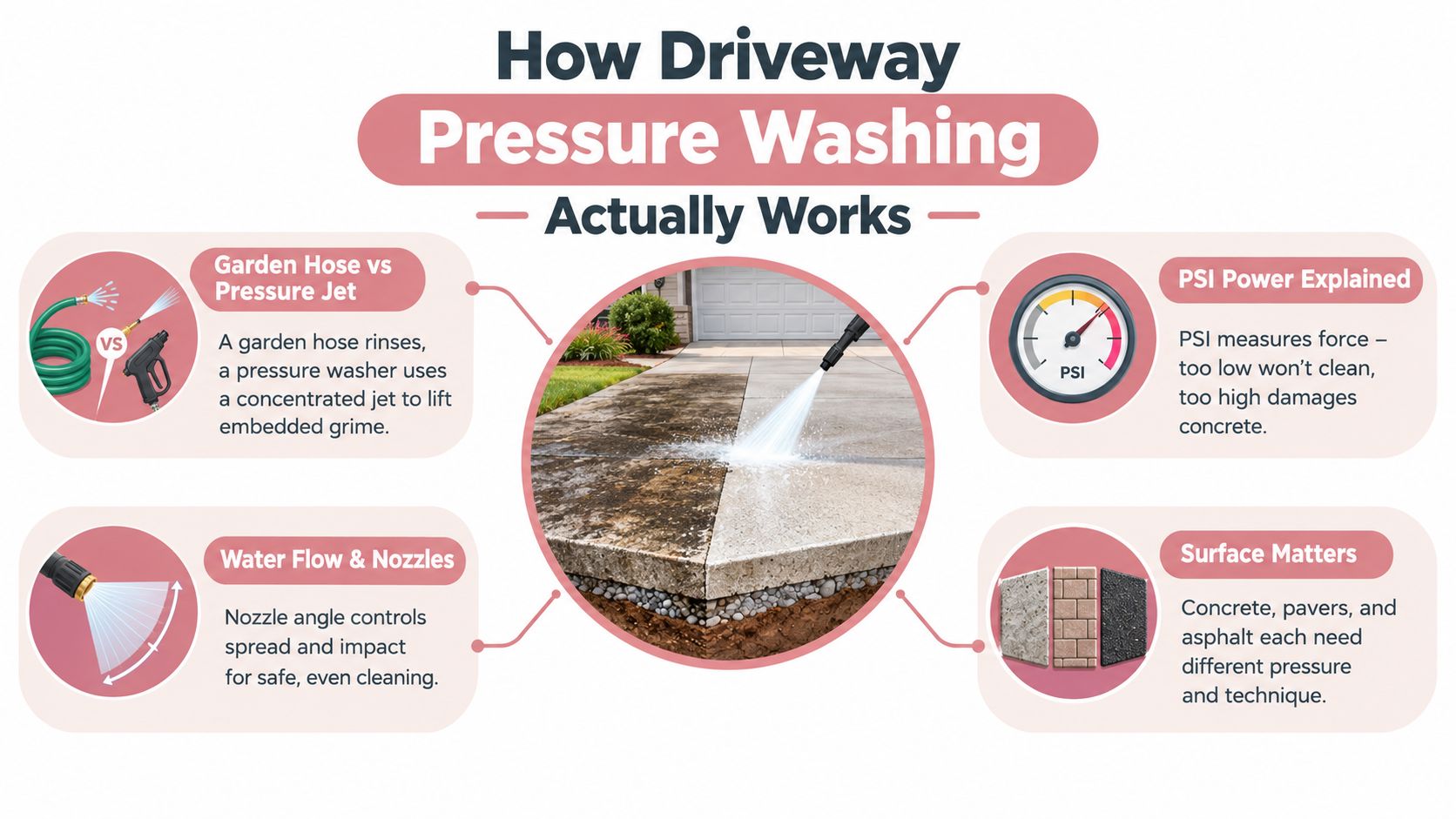 Driveway Pressure Washing Service Guide for Homeowners