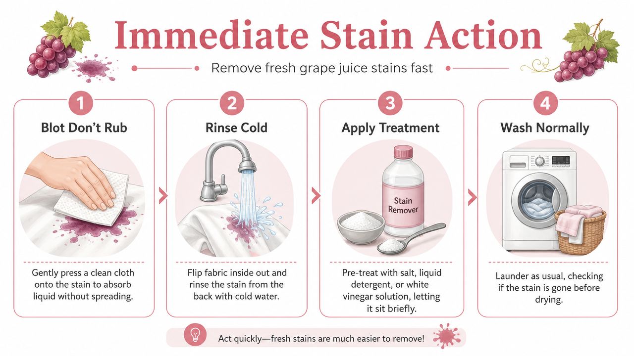 How to Get Grape Juice Out of Clothes: Expert Stain Removal