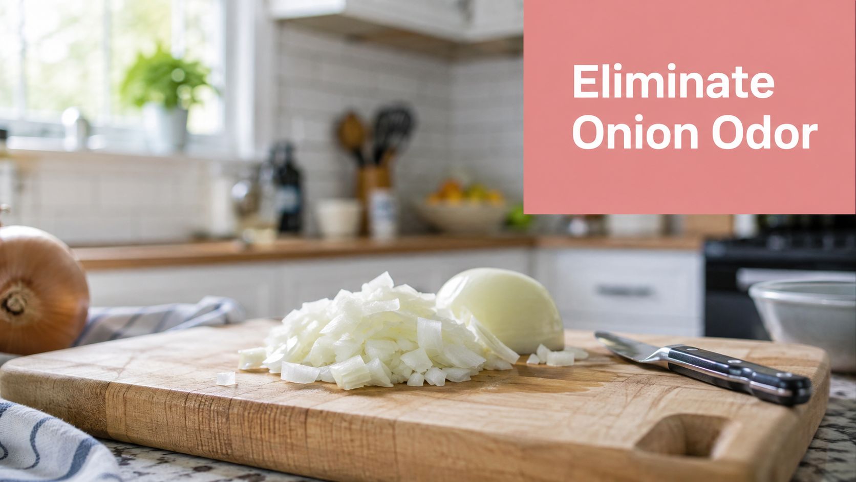 How to Get Onion Smell Out of House Fast