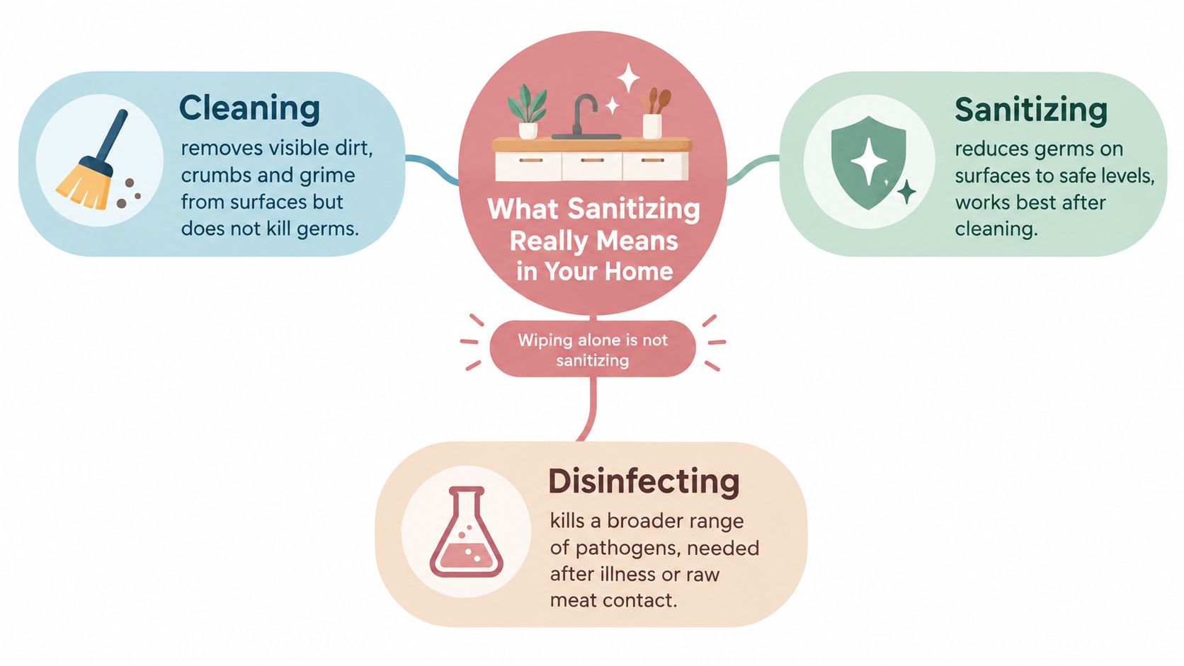 Sanitizing House Cleaning That Works Step by Step